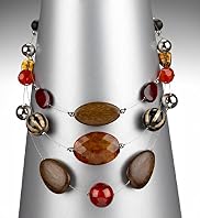 Autograph Multi Strand Mix Bead Necklace
