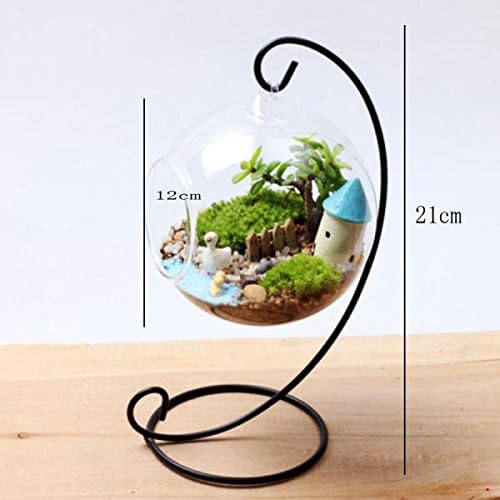 Hanging Crystal Flower Vase Planter Terrarium Container Vases Pot Home Wedding Desk Party Decoration