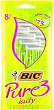 BIC Pure 3 Lady, Pack 8, Triple Blade Razor