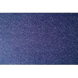 Medium Dining Chair Cover Long Pleated Skirt- Canvas Soft Weave- Blue Jean by 
