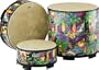 Remo KIDS PERCUSSION, Gathering Drum, 16 Diameter, 8 Height,  Rain Forest Fabric