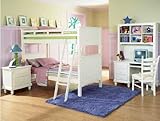 Pottery White Youth Bunk Bedroom Set by Homelegance