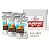 Legacy Essentials Long Term Dried Cheese Powder - 15 Year Shelf Life Powdered Cheese Blend for Emergency Food Storage Supply (Quantity 6 in Bucket)