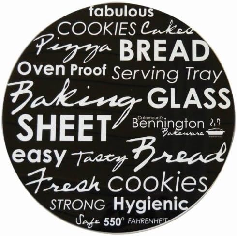 Catamount Glassware CG4809 Round Glass Baking Sheet, 14-Inch