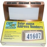 Solar House Address Number Light