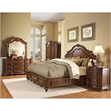 Aubrey Low Profile Bedroom Set - 4 pc.