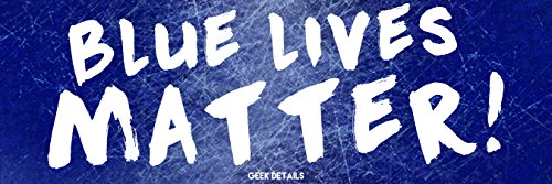 Bumper Sticker Lives Matter (Blue)