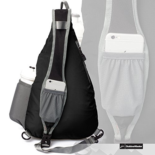 OutdoorMaster Packable Sling Bag Lightweight Backpack with AntiTheft