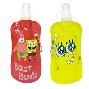 spongebob water bottle buds oz squarepants sponge bob