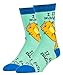 ooohyeah Men's Novelty Crew Socks, Funny Cool Animal Socks for Cat Lover, Phat Cat