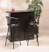 Coaster Casual Style Home Bar Unit, Black