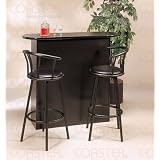 Coaster Casual Style Home Bar Unit, Black