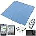 EEEKit for Ematic Genesis Prime EGS004 7 inch Tablet and iRulu 7 inch Tablet, 7 inch Universal Folio Stand Case + Screen Cleaning Cloth Blue (200 200mm)