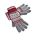 Yan & Lei Women's Knitted Winter Gloves with Roll Up Cuffs