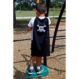  Abracadabrazoo Set of 10 Superhero Kids Pirate Party Favor pack Capes, Masks & Skull shape Bulk Pricing Wholesale Lot Super Hero