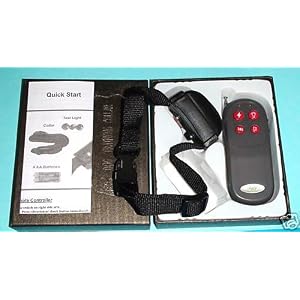 GSI High Quality Ultra-Safe Super-Range Electronic Remote Control Dog Training Collar System - Includes Transmitter, Receiver and Weather-Proof Secure Collar - Ideal for Calling or Locating Dog with Light, Vibrations or Static Shock Impulse