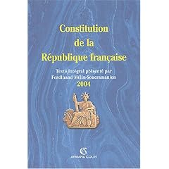 Constitution de la R�publique fran�aise