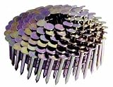 Hitachi 12108 7/8" x 0.120" Wire Coil Electro Galvanized Smooth Shank Roofing Nails 7200 count