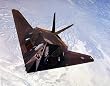 F117-A Stealth Fighter (In Air) Art Poster Print - 16" X 20"