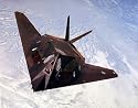F117-A Stealth Fighter (In Air) Art Poster Print - 16" X 20"