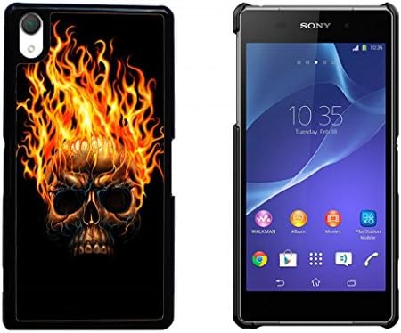 Skull Devil Diablo Hard Plastic and Aluminum Back Case For Sony Xperia Z2 L50W