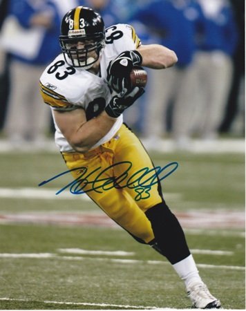 Heath Miller Autographed Pittsburgh Steelers 8x10 Photo - 2x Super Bowl Champion