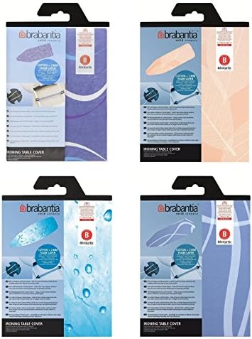 Brabantia B 49"x15" Ironing Board Cover Natural Pattern / Leaves / Tan Color