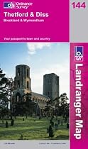 Thetford and Diss, Breckland and Wymondham (Landranger Maps)