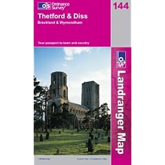 Thetford and Diss, Breckland and Wymondham (Landranger Maps)