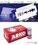 100 "Derby Extra" Stainless Steel Double Edge Razor Blades with FREE ARKO Shaving Soap