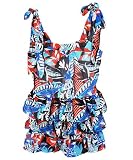Chances R Totally Tropical Dress (Sizes 7 16) - blue, 16