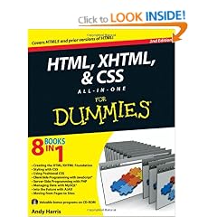 HTML, XHTML and CSS All-In-One For Dummies