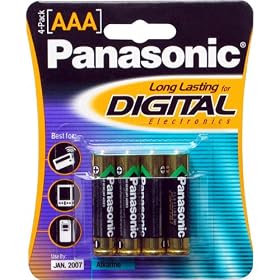 PANASONIC LR-03GA/4B Alkaline AAA Batteries - 4 Pack