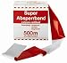 Absperrband rot/weiß geblockt 80 mm breit á 500m