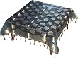 Organza Tablecloth Tissu Silk Cover 44 x 44 inches