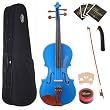 Barcelona 2 Series 4/4 Size Student Violin with Case and Accessories - Metallic Blue Barcelona 2 Series 4/4 Size Student Violin with Case and Accessories - Metallic Blue