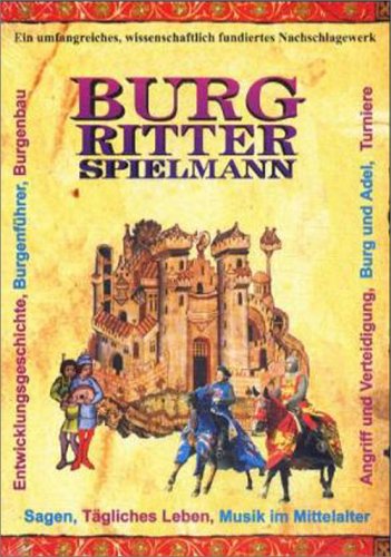 Burg, Ritter, Spielmann, 1 CD-ROM Entwicklungsgeschichte, Burgenführer, Burgenbau, Sagen, Tägliches Leben, Musik im Mittelalter, Angriff und Verteidigung, Burg und Adel, Turniere. Für Windows 95/NT oder höher. Ein umfangreiches, wissensc