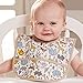 Mud Pie Baby Boy's Safari Themed Wipe Away Bib