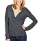 Mossimo&reg; Black: Ultrasoft Hoodie Cardigan - Charcoal Grey Heather