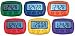 Pedometer - Set - Economy Colored Pedometers, Set of 6 (1 ea. Color) - Timing Aids
