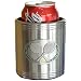 Stainless Steel Crossed Racquets Coozie Beverage Cooler