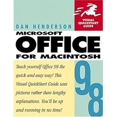 Microsoft Office 98 for Macintosh (Visual QuickStart Guide)