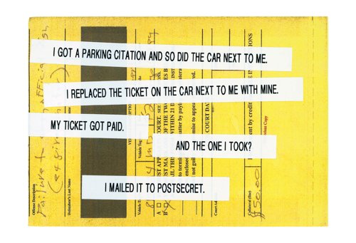 PostSecret: Extraordinary Confessions from Ordinary Lives