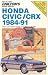 Chilton's Repair Manual: Honda Civic/Crx 1984-91 : All U.S. and Canadian Models of Honda Civic and Crx (Chilton's Repair Manual (Model Specific))