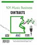 Music Contracts 101 - Updated Edition - Preprinted Binder / CD-ROM set containing over 100 contracts and agreements for recording artist, musicians, ... industry. Entertainment law at it's best!