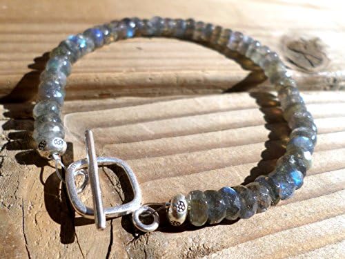 AAA Labradorite Bracelet and Sterling Silver
