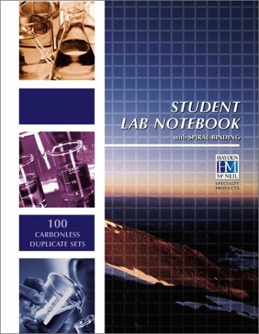 Student Lab Notebook: 100 Spiral Bound duplicate pages Student Lab Notebook: 100 Spiral Bound duplicate pages