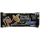 SmartMonkey Premiun Raw Food Bars, Cacao Cookie, 1.7-Ounce Bars (Pack of 16)