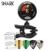 Snark SN-5 Tuner for Guitar, Bass, Violin with Planet Waves Guitar Picks Sampler Pack