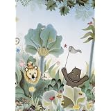 Brewster Wallcovering 4-350B Jungle 4 panel mural with paste 6